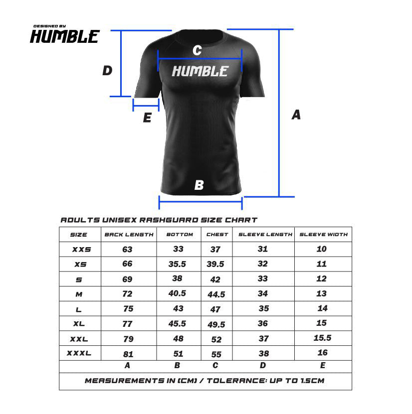 Adults Short Sleeve Rashguard
