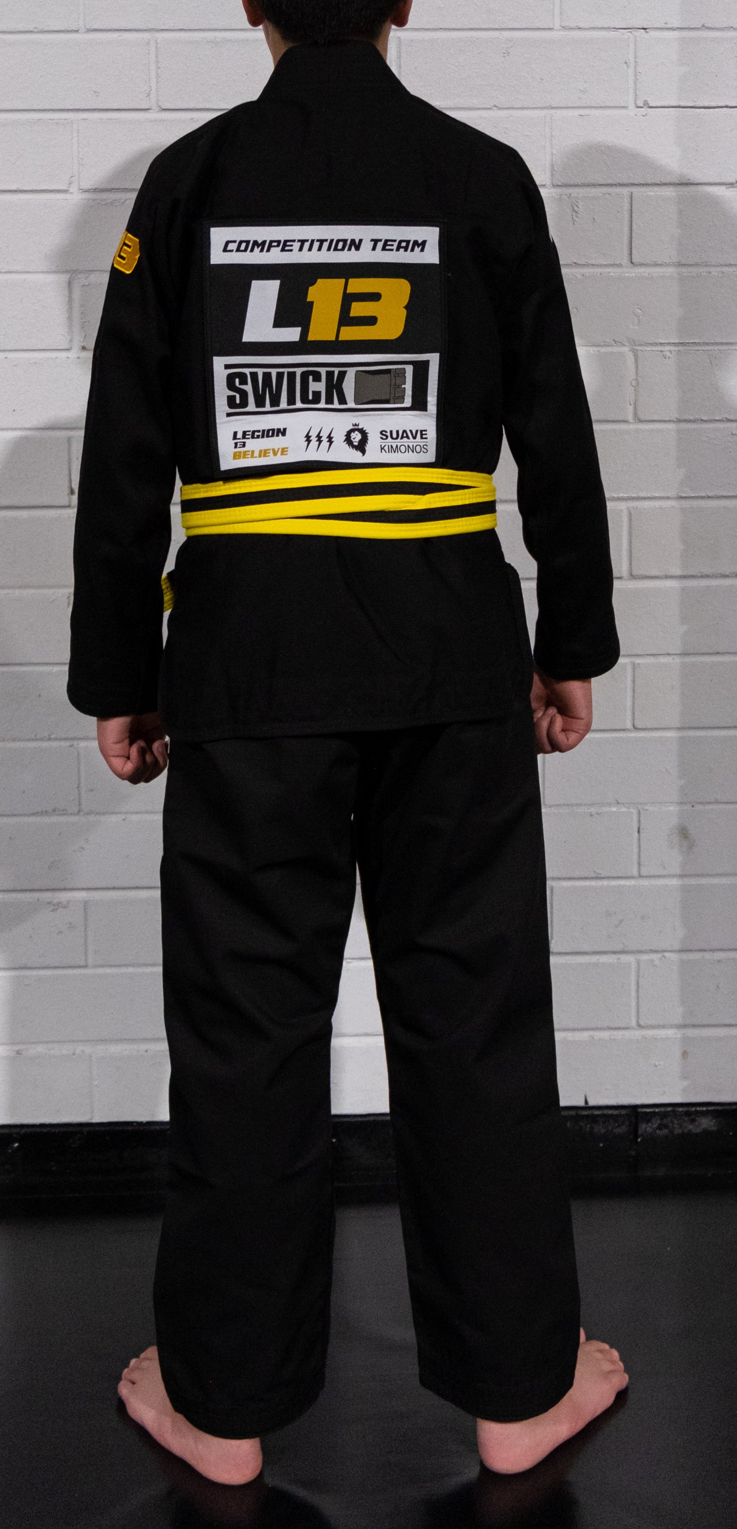 KIDS Standard L13 Black Gi - Competition Team