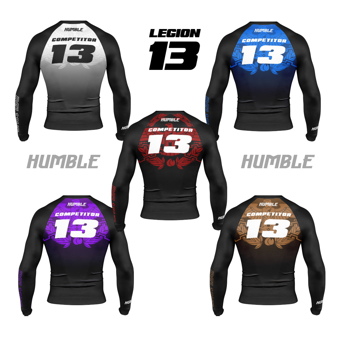 PRE- ORDER - Adults Long Sleeve Ranked Rashguard