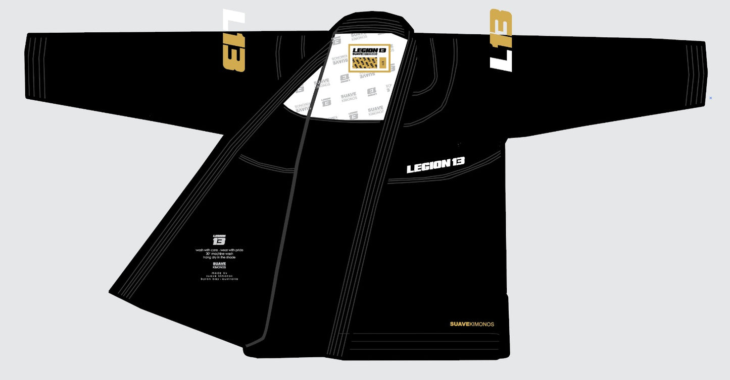 Standard L13 Black Gi - Competition Team