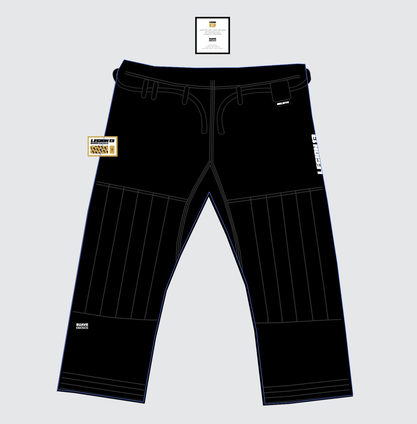 Standard L13 Black Gi - Competition Team