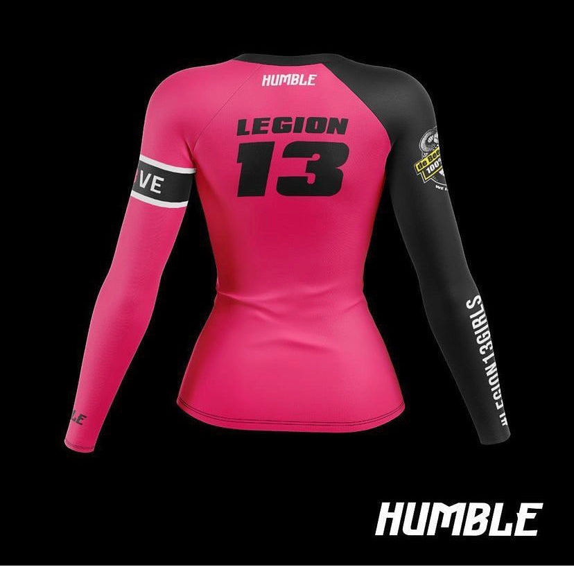 Women's rashguard | Long sleeve | Pink