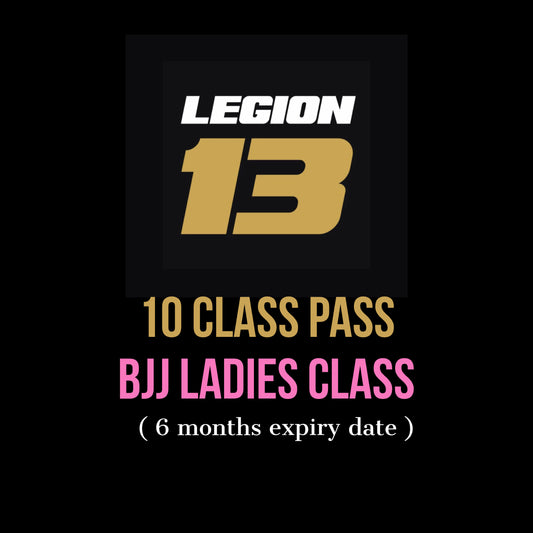 10 CLASS PASS - BJJ WOMEN'S CLASS